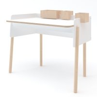 Bureau évolutif Brooklyn - Blanc/Bouleau